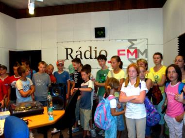 V štúdiu Rádia FM V štúdiu Rádia FM