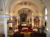 Kostol všetkých svätých - interiér