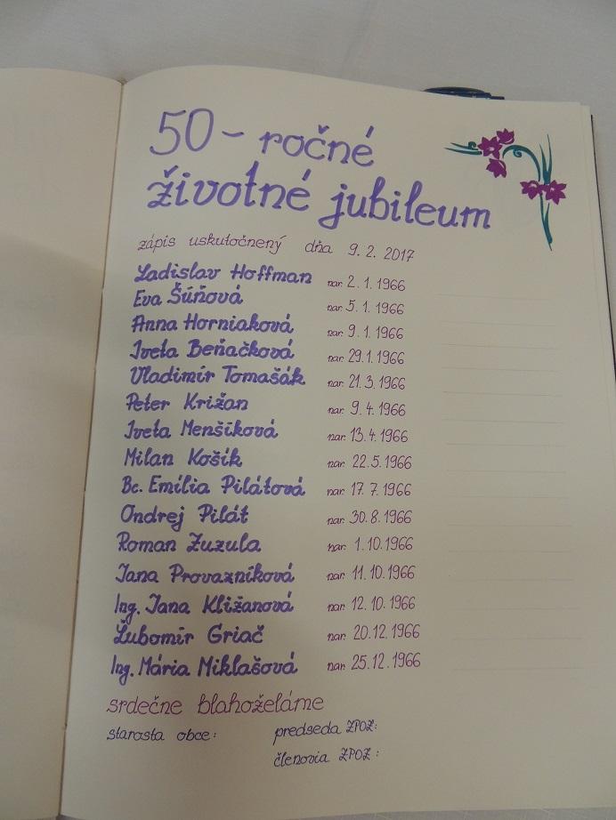 Fotogaléria Stretnutie s jubilantami - 2017 (66) Stretnutie s jubilantami - 2017